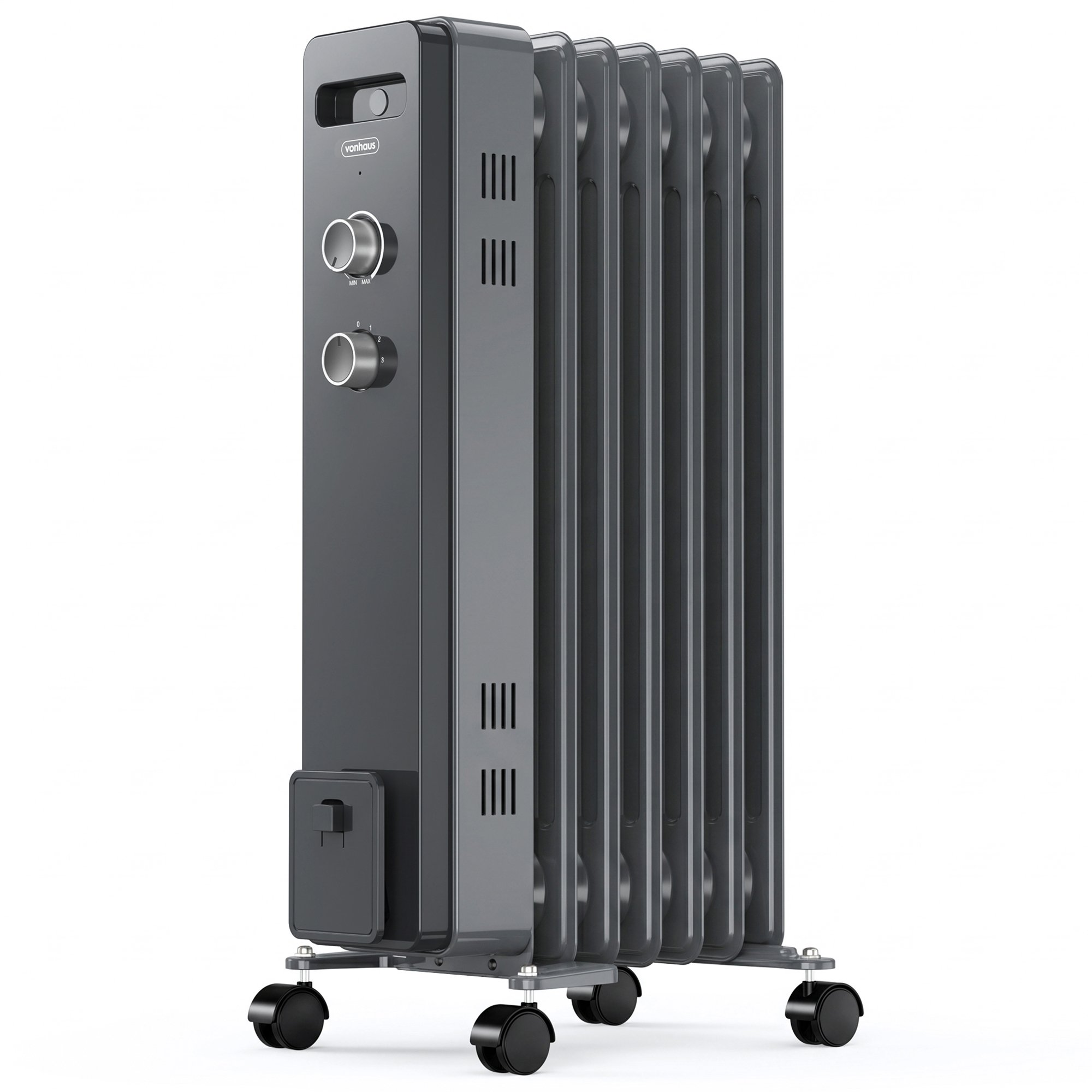 VonHaus 7 Fins 1500W Oil Filled Radiator - Portable
