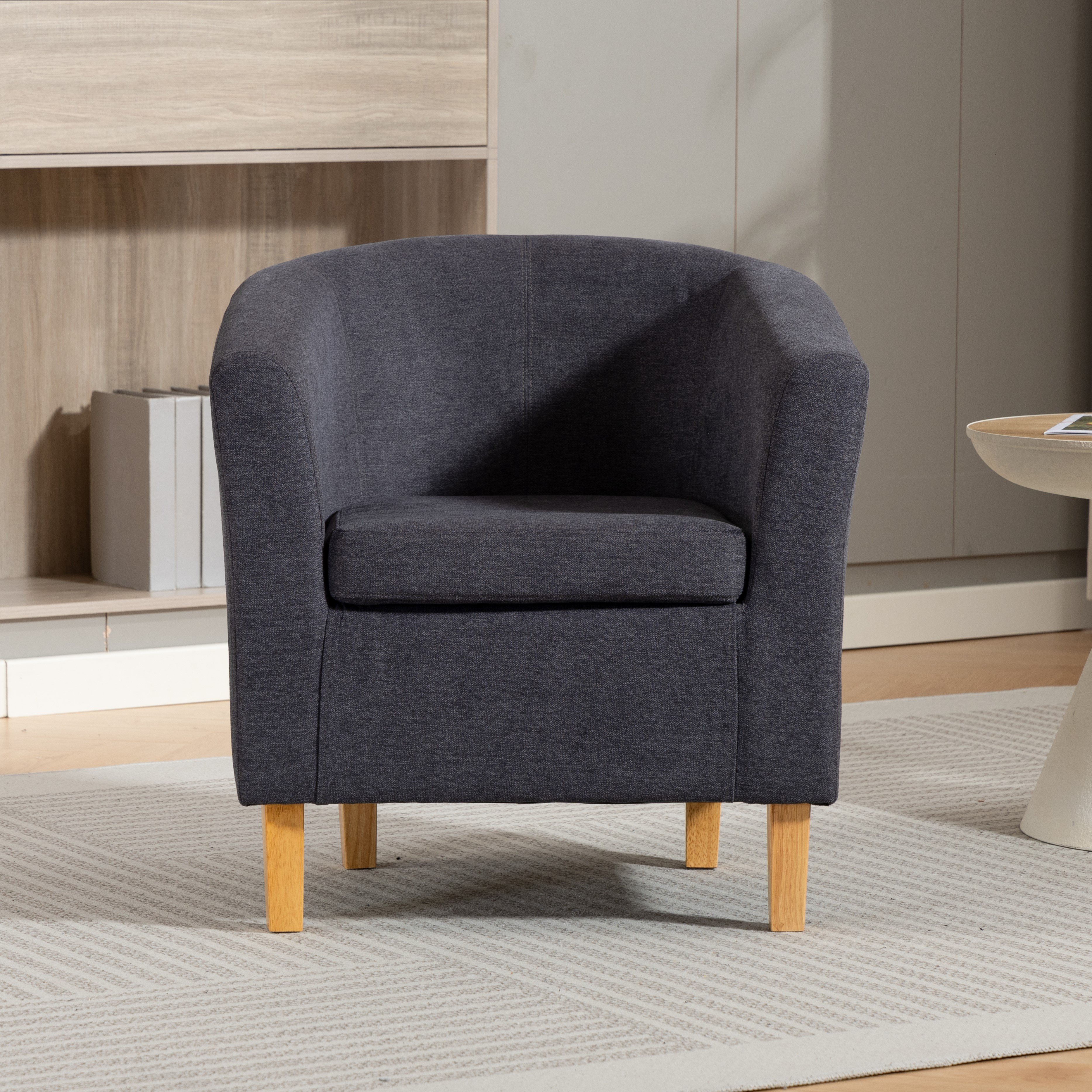 Artemis Home Millie Fabric Accent Chair - Charcoal