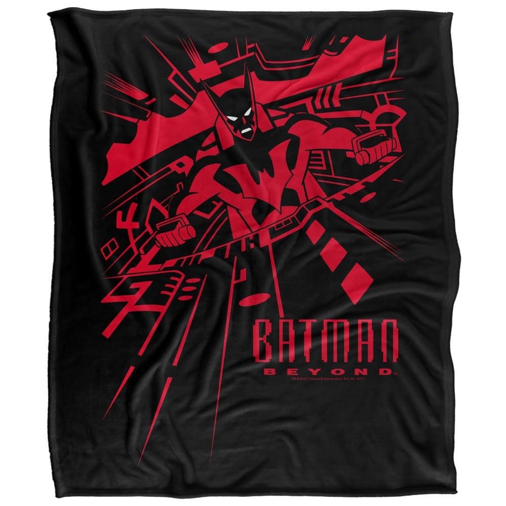 Batman Beyond At The Controls Soft Touch Blanket - 147cm x 91cm