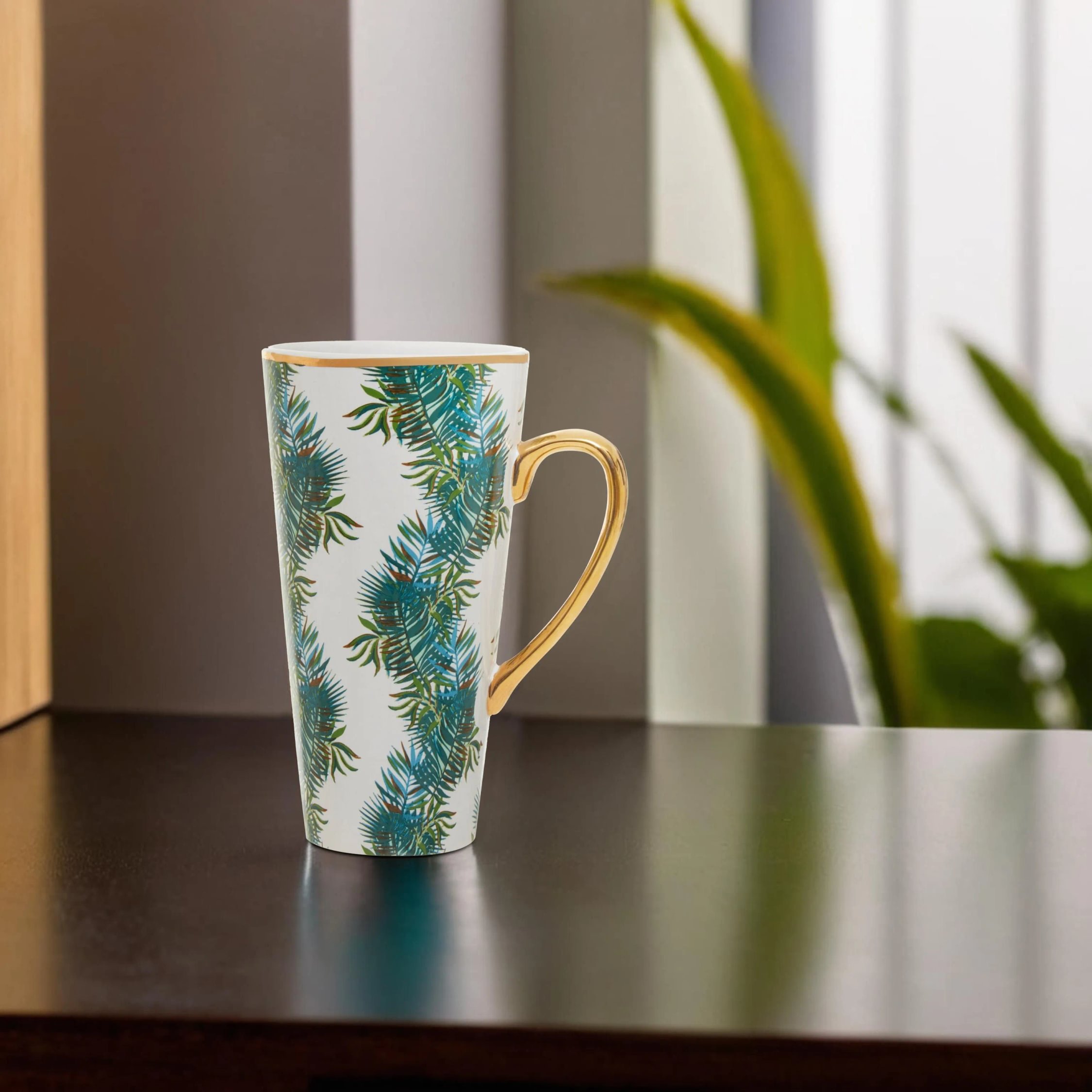 Orsina Winter Palm Latte Mug – Assorted
