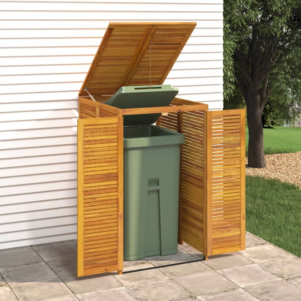 Walplus Single Wood Wheelie Bin Store - 70 x 89 x 117 cm