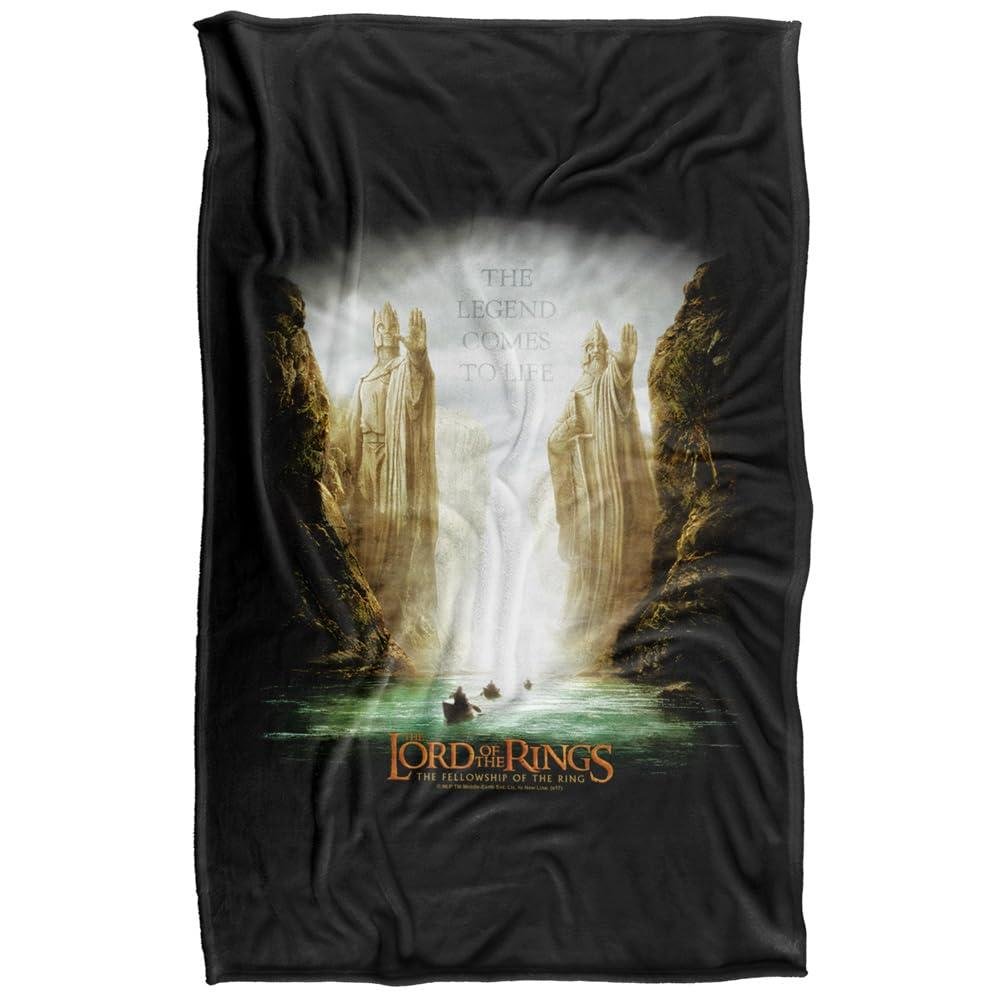 The Lord of the Rings Fellowship Kings Of Old Blanket - 152cm x 127cm