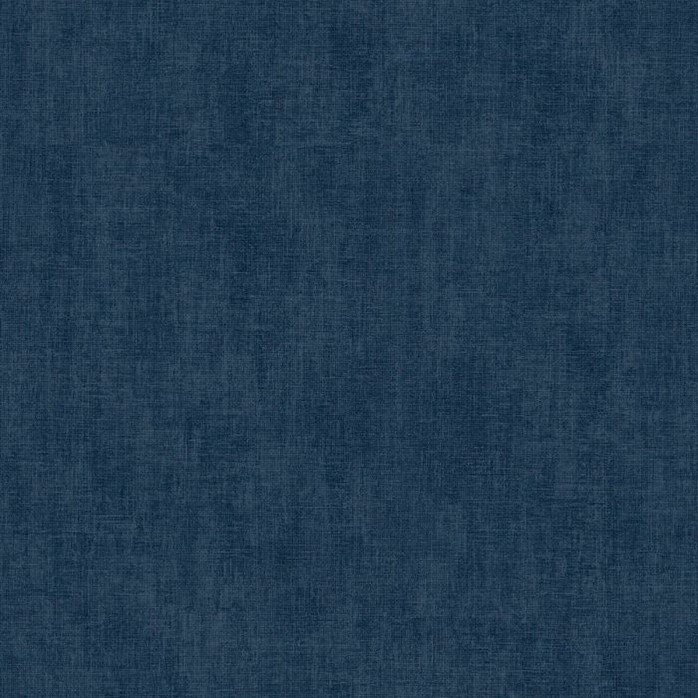Muriva Linen Textured Wallpaper - Blue