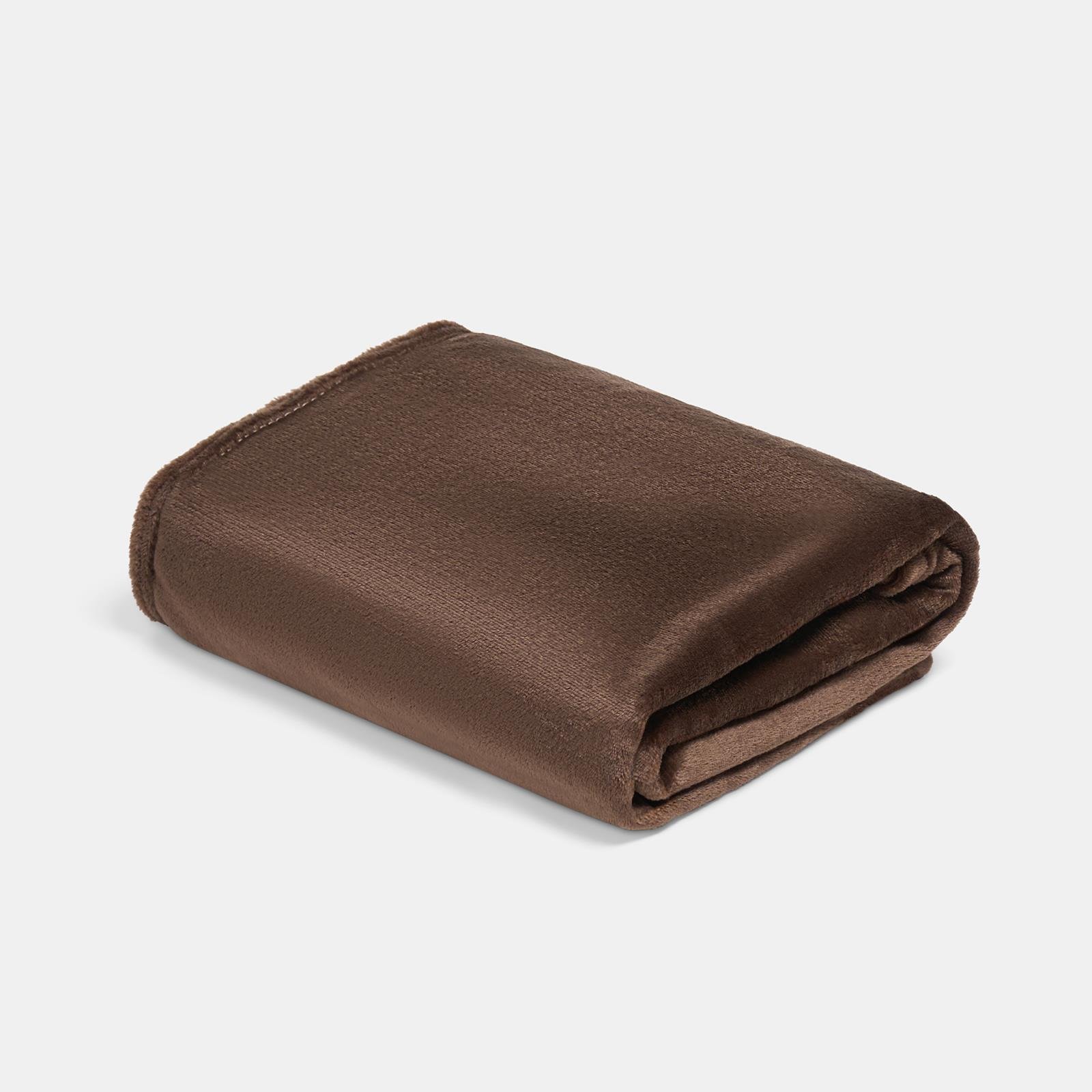 OHS Ultra Soft Blanket Throw 150 x 200cm - Chocolate