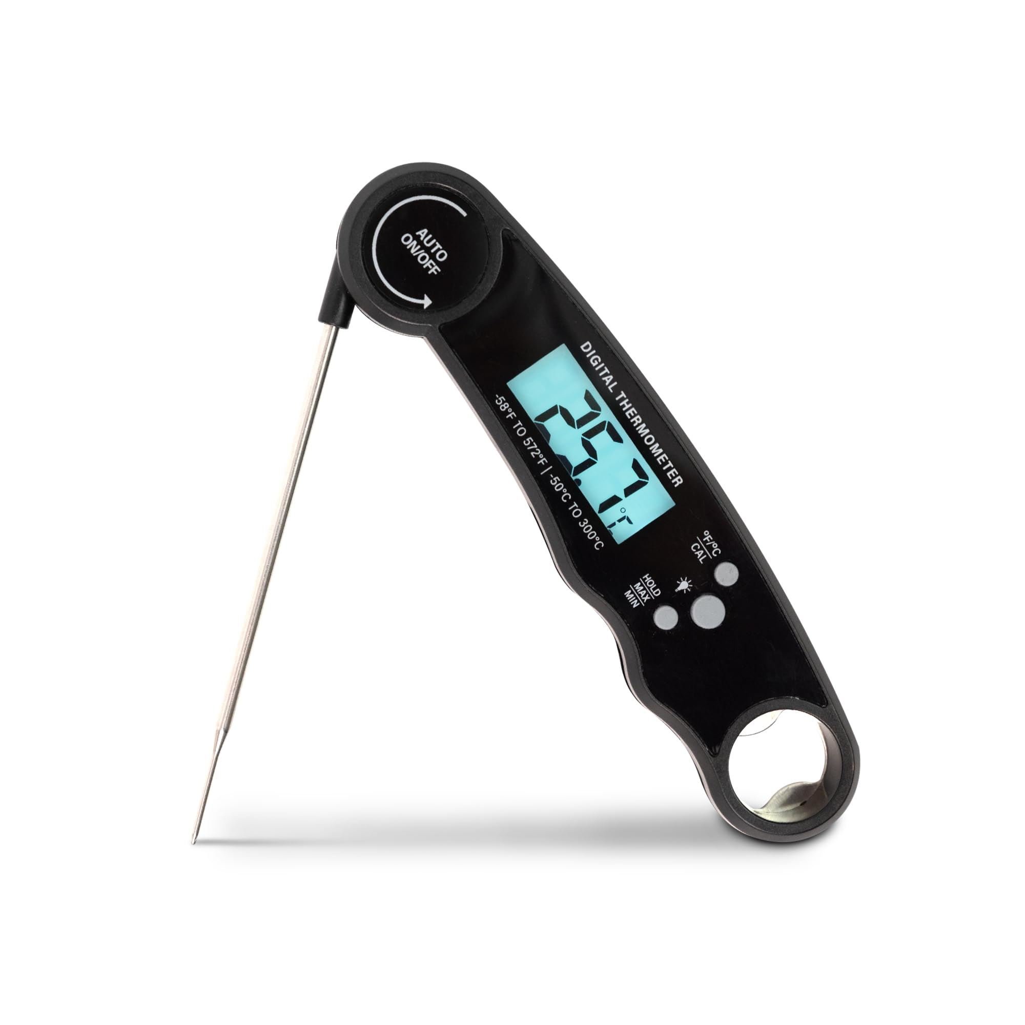 Keplin Instant Read Digital Meat Thermometer - Black