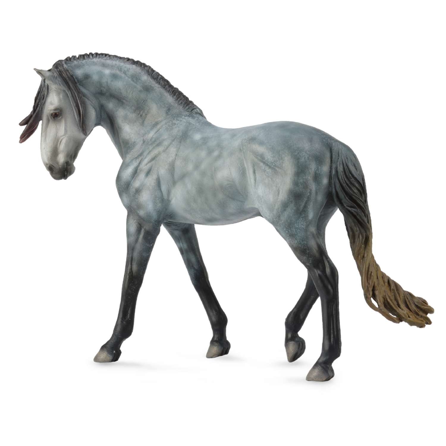 CollectA Andalusian Stallion Dark Dapple Grey 1:12 (Deluxe) - 3 Years +