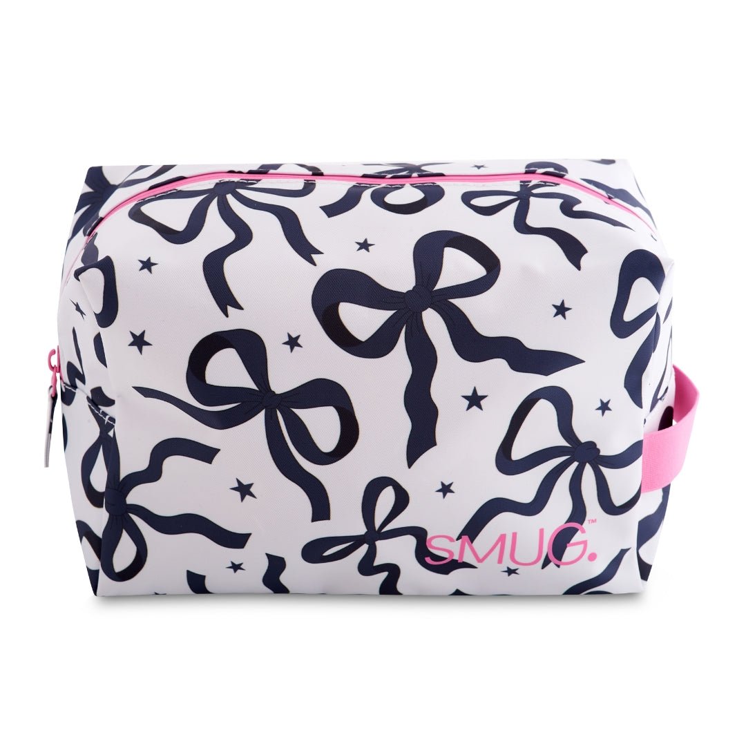 SMUG Wash Bag - Bows Print