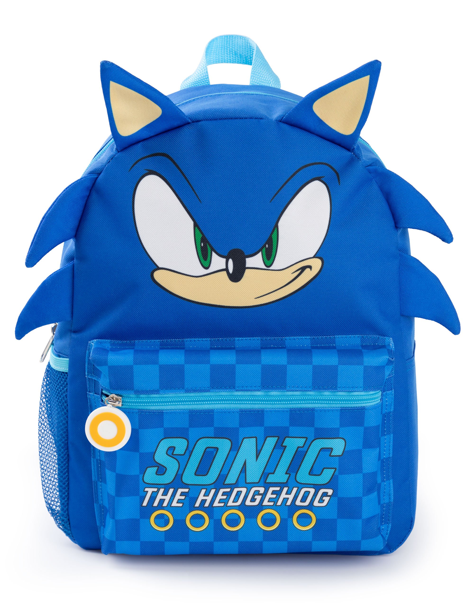 Sonic the Hedgehog 3D novelty head Kids Unisex Backpack - Blue