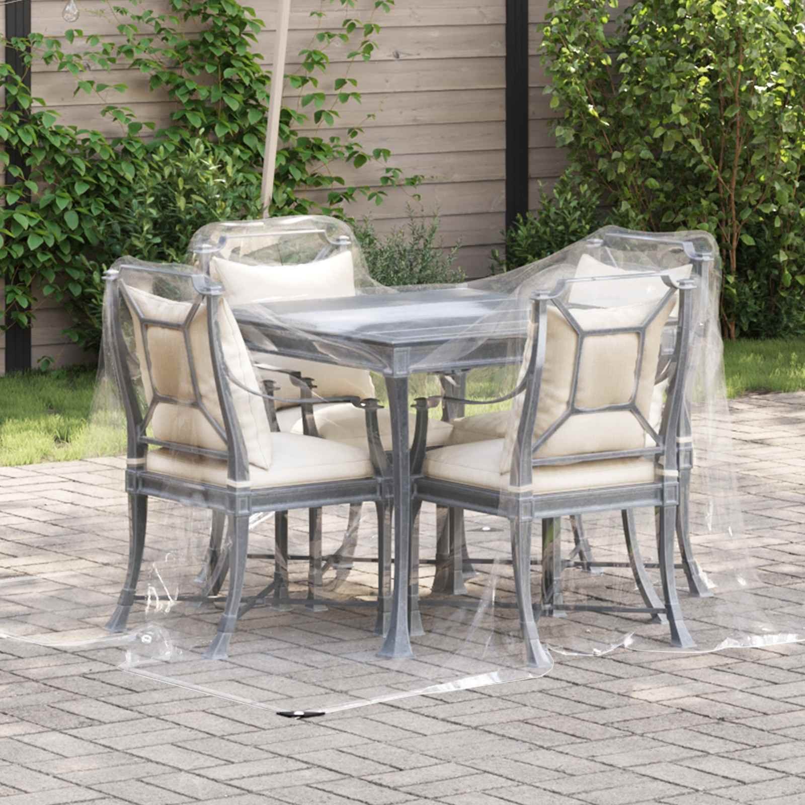 Walplus PVC Plant Cover - Transparent - 200 x 200 cm
