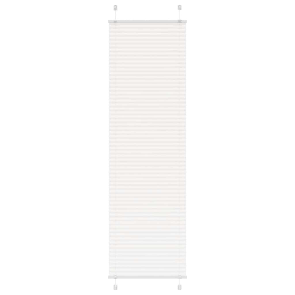 Walplus Polyester Pleated Blind - White - 60 x 200 cm