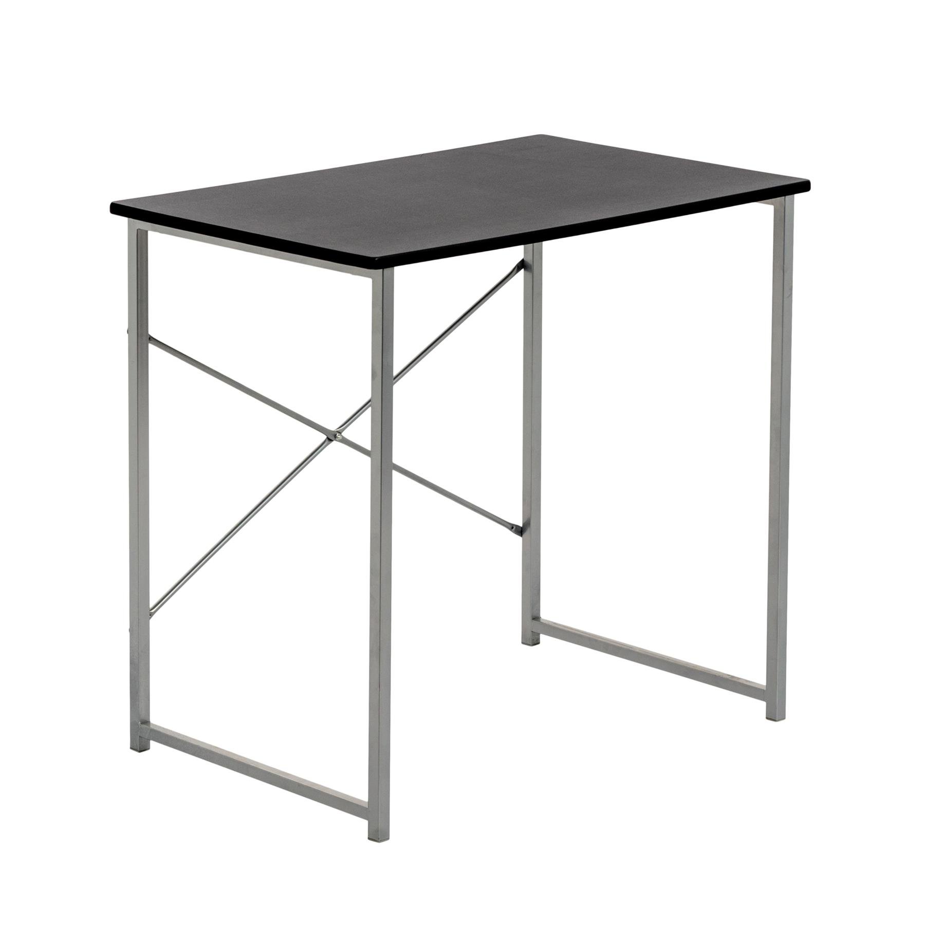 Harbour Housewares Industrial Office Desk - Black