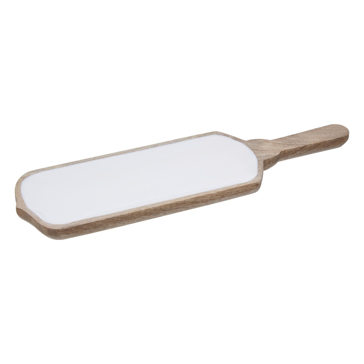 Orsina Kara Mango Wood Paddle Serving Board with Enamel - Assorted