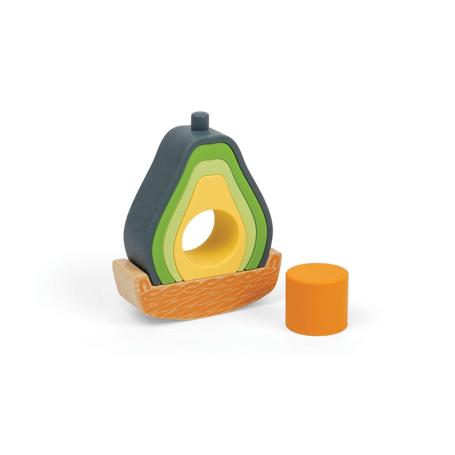 Bigjigs Toys Rocking Avocado 12 Months +