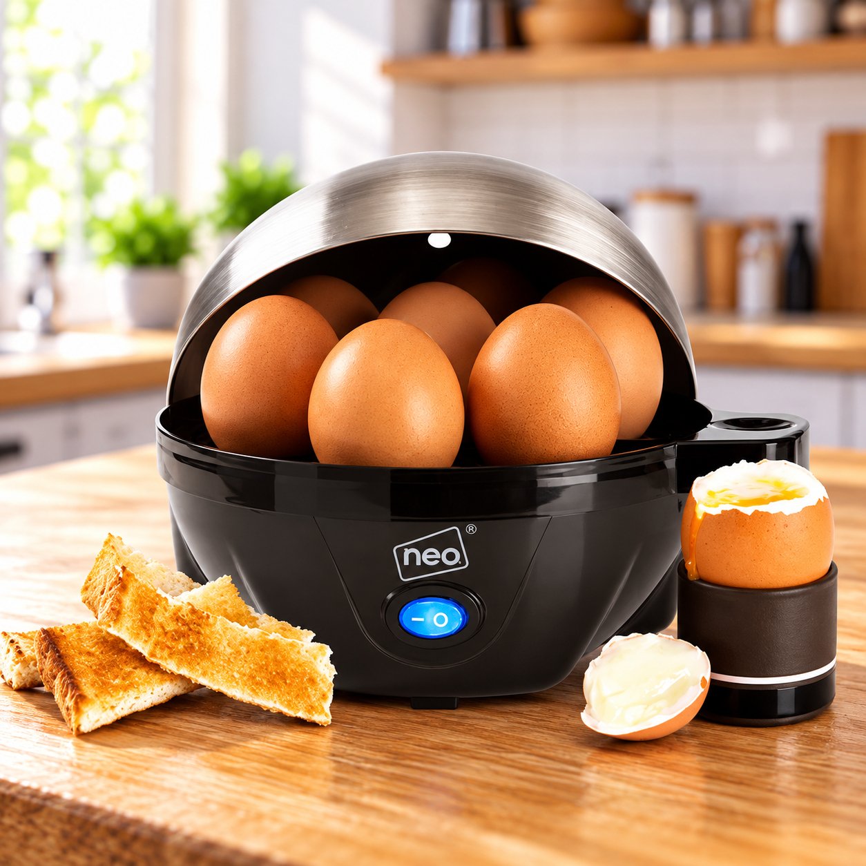 Neo 3 in 1 Electric Egg Boiler, Poacher & Steamer