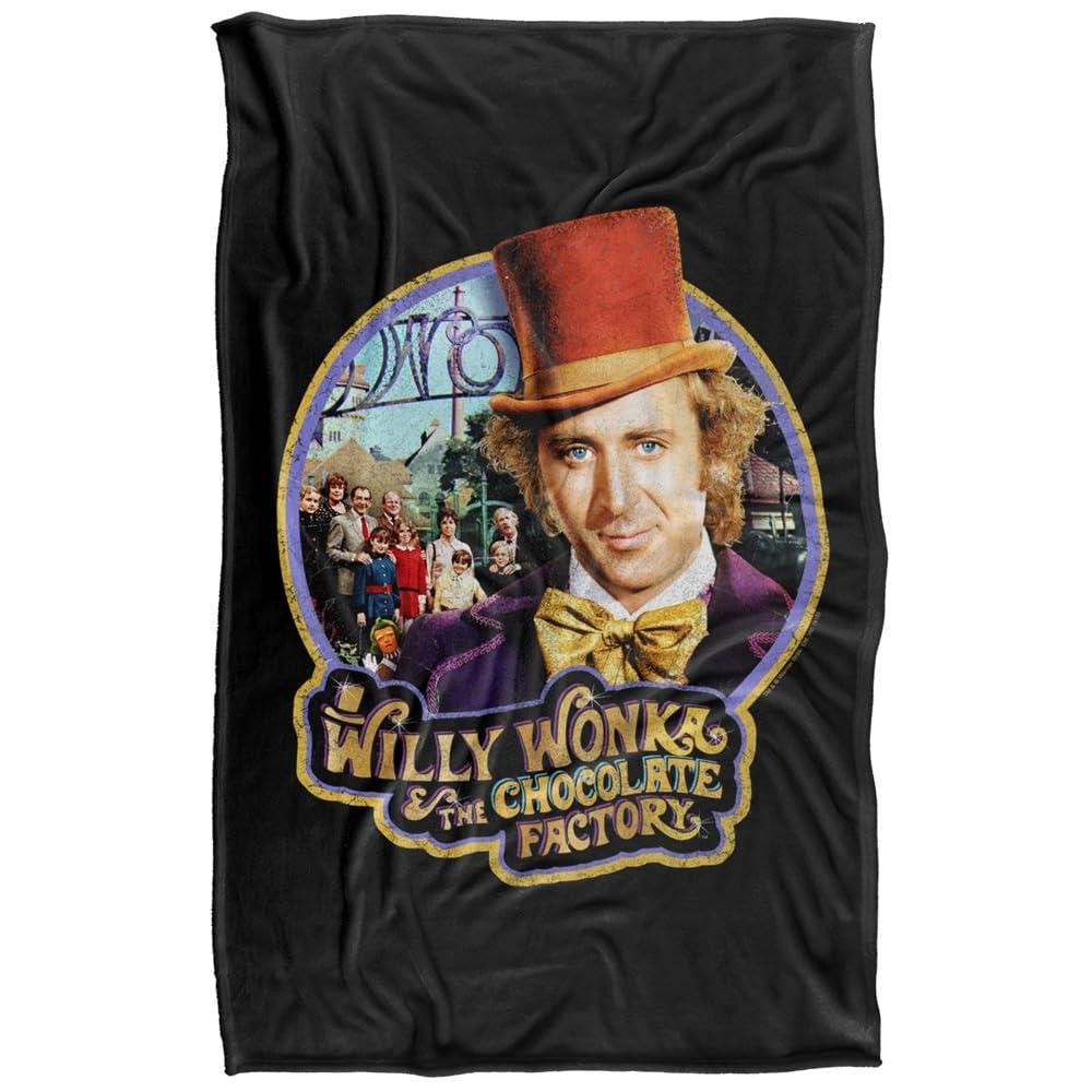 Willy Wonka & The Chocolate Factory Contestants Blanket - 152cm x 127cm