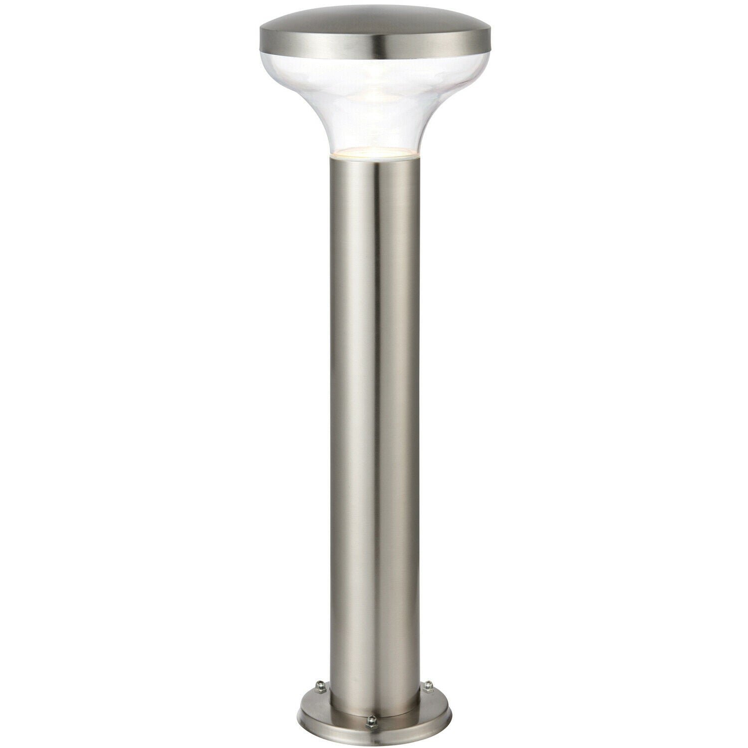 Loops Direct 16cm Roko Stainless Steel LED Post Light - Brushed