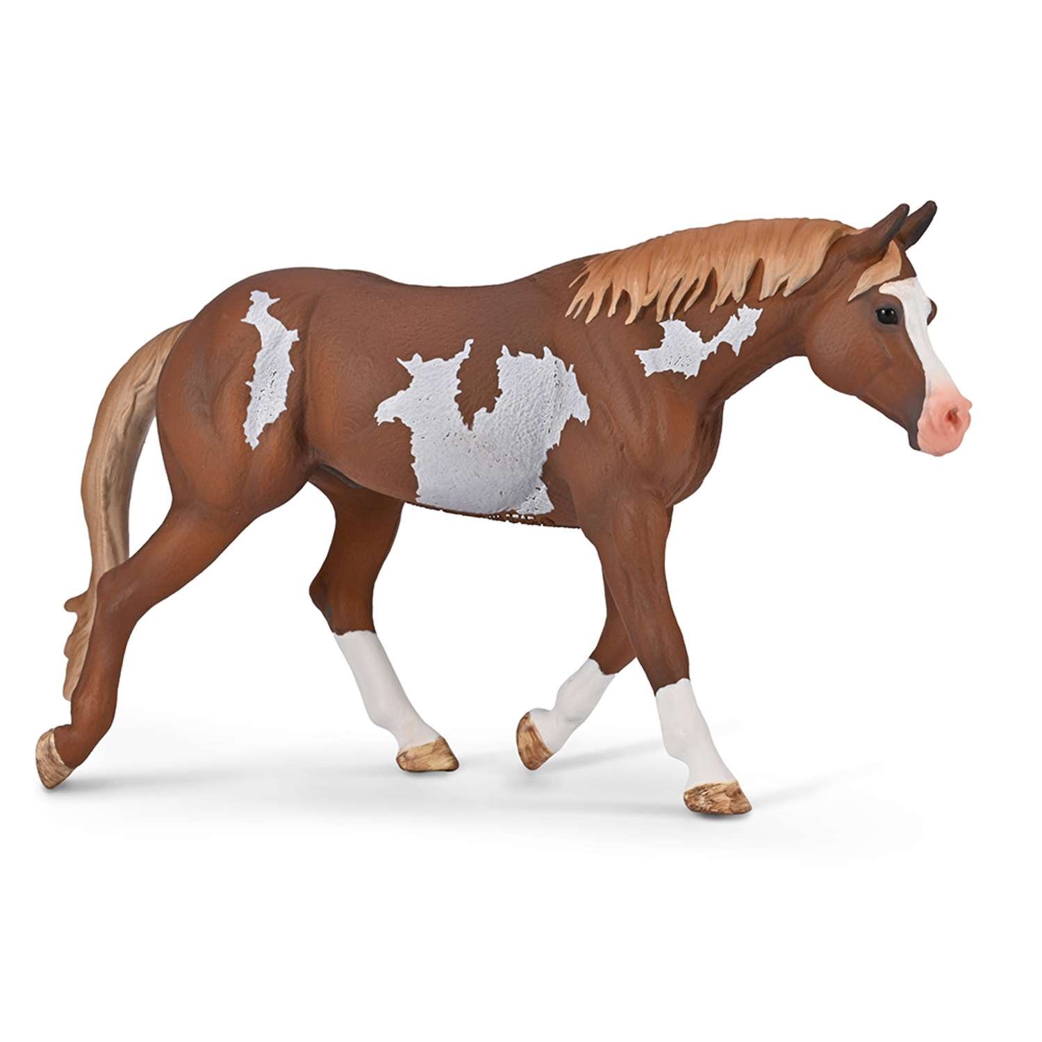 CollectA American Paint Horse Stallion Chestnut Overo - 3 Years +