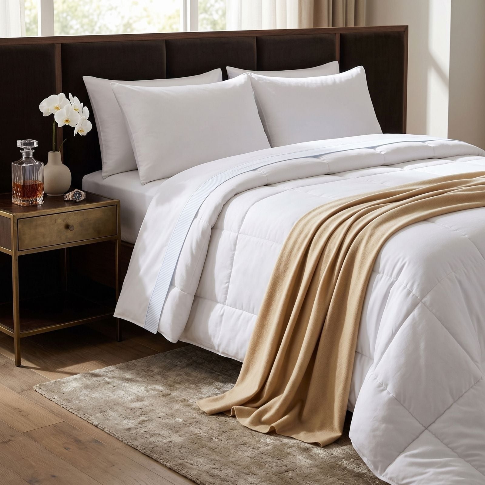 Homescapes Mulberry Silk Blend 4.5 Tog Duvet - Super King
