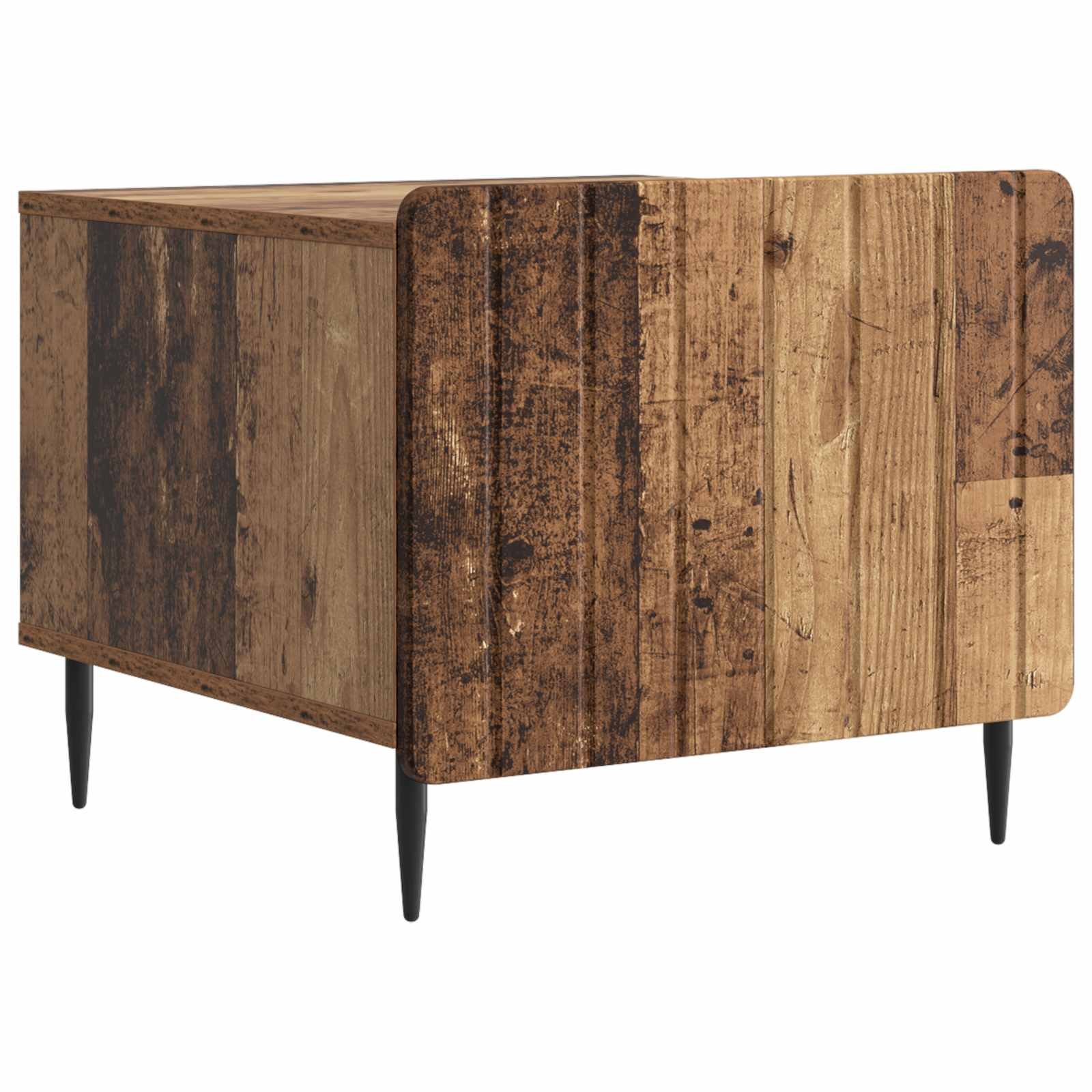 Walplus Engineered Wood Coffee Table - Old wood - 49 x 50 x 42 cm