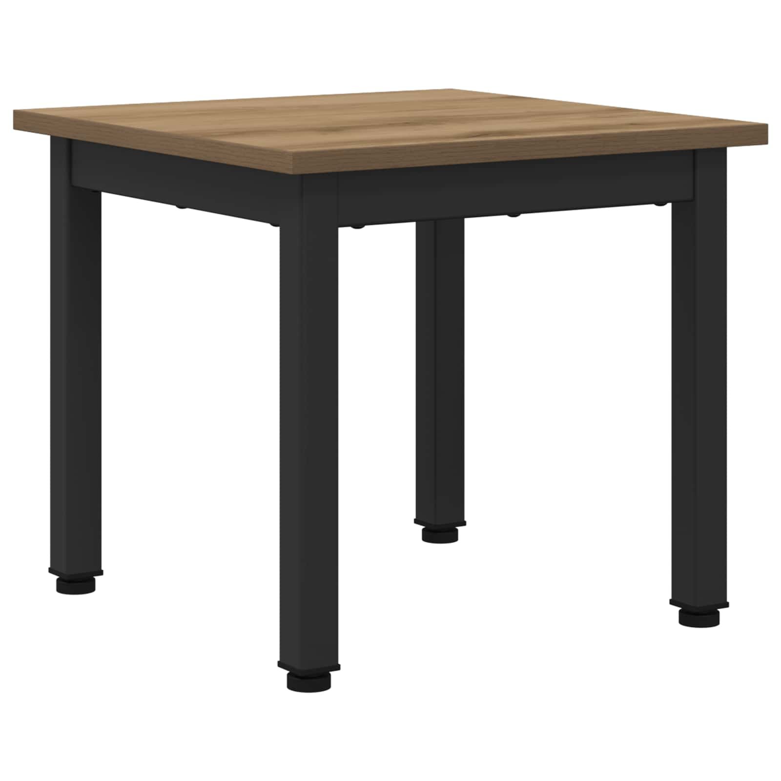 Walplus Engineered Wood Coffee Table - Oak - 40 x 40 x 36 cm
