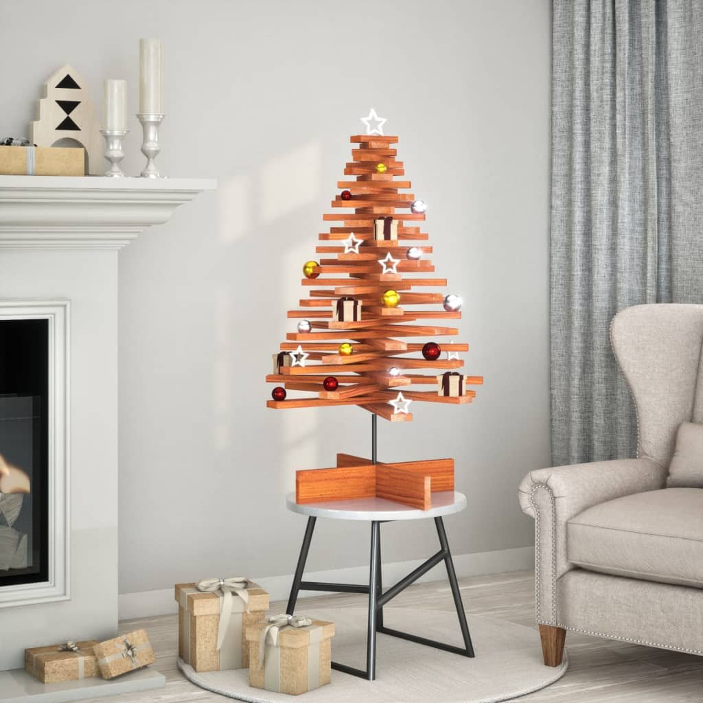 Walplus Artificial Christmas Tree Indoor Use - Brown - 100 cm