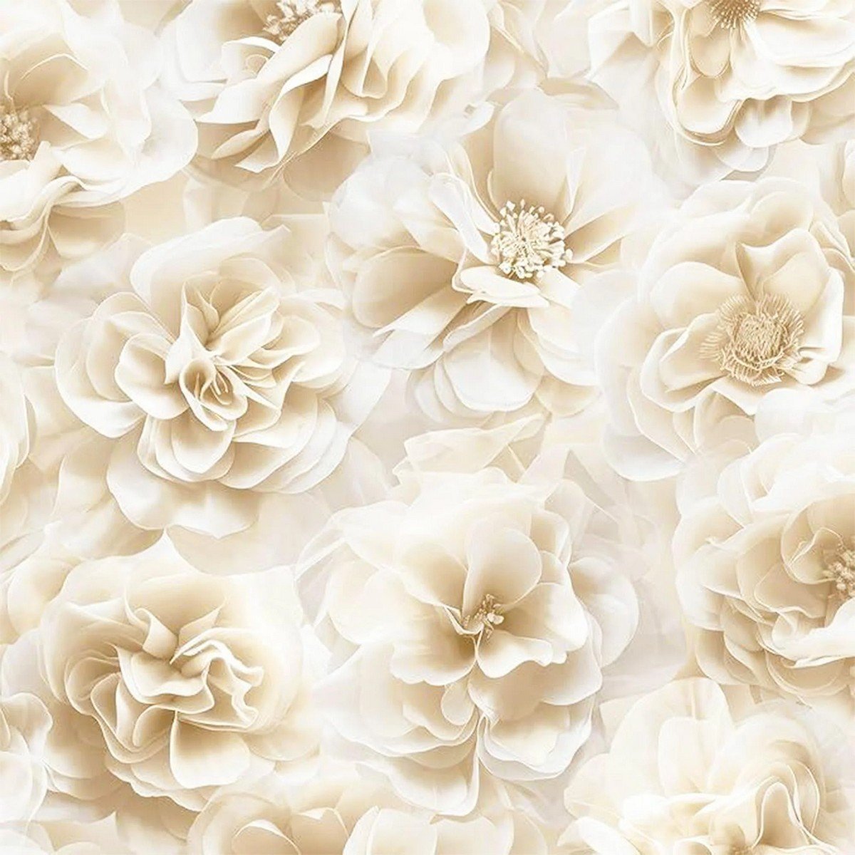 Debona Bloom Floral Wallpaper - Cream