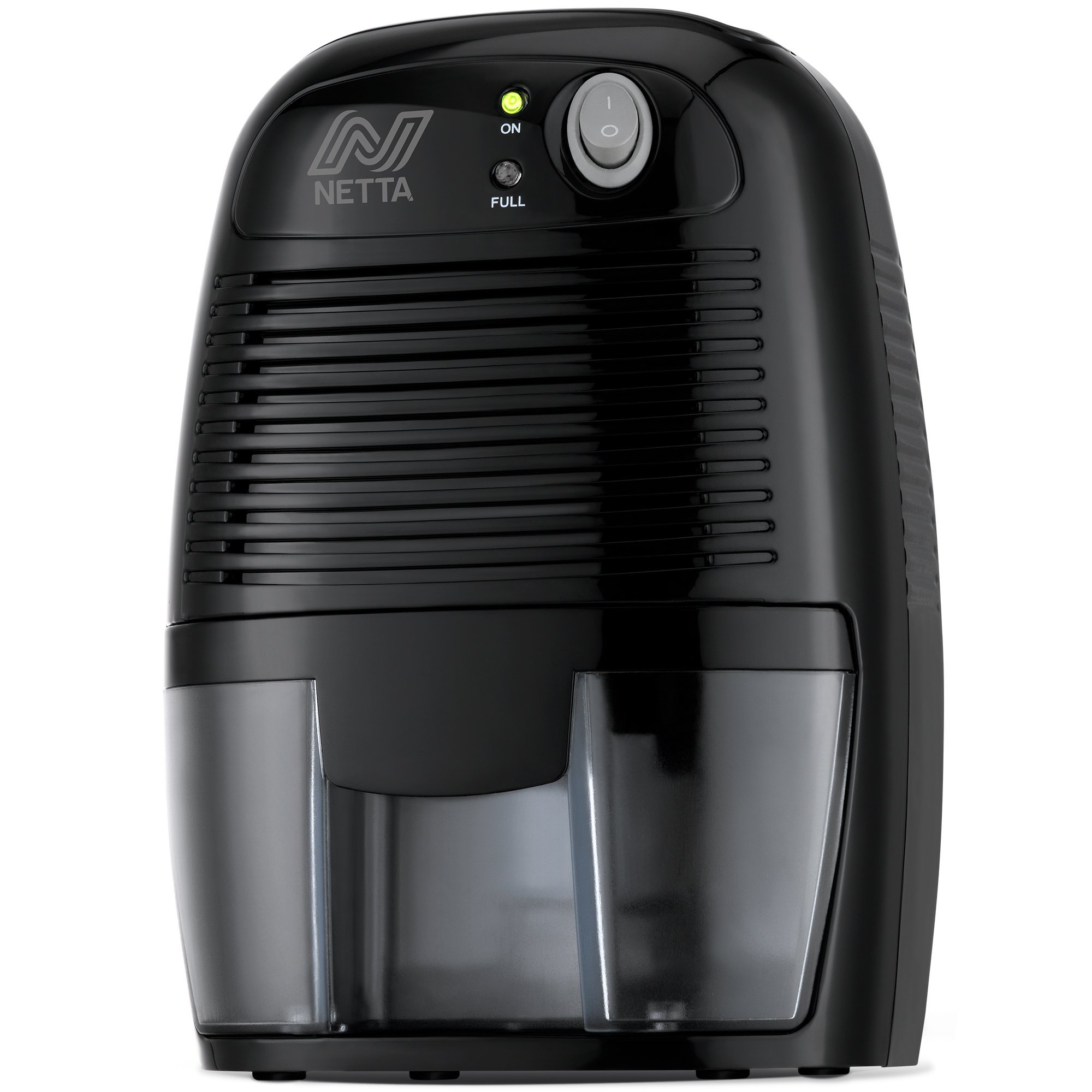 NETTA 500ml Mini Dehumidifier for Damp and Moisture Control - Black