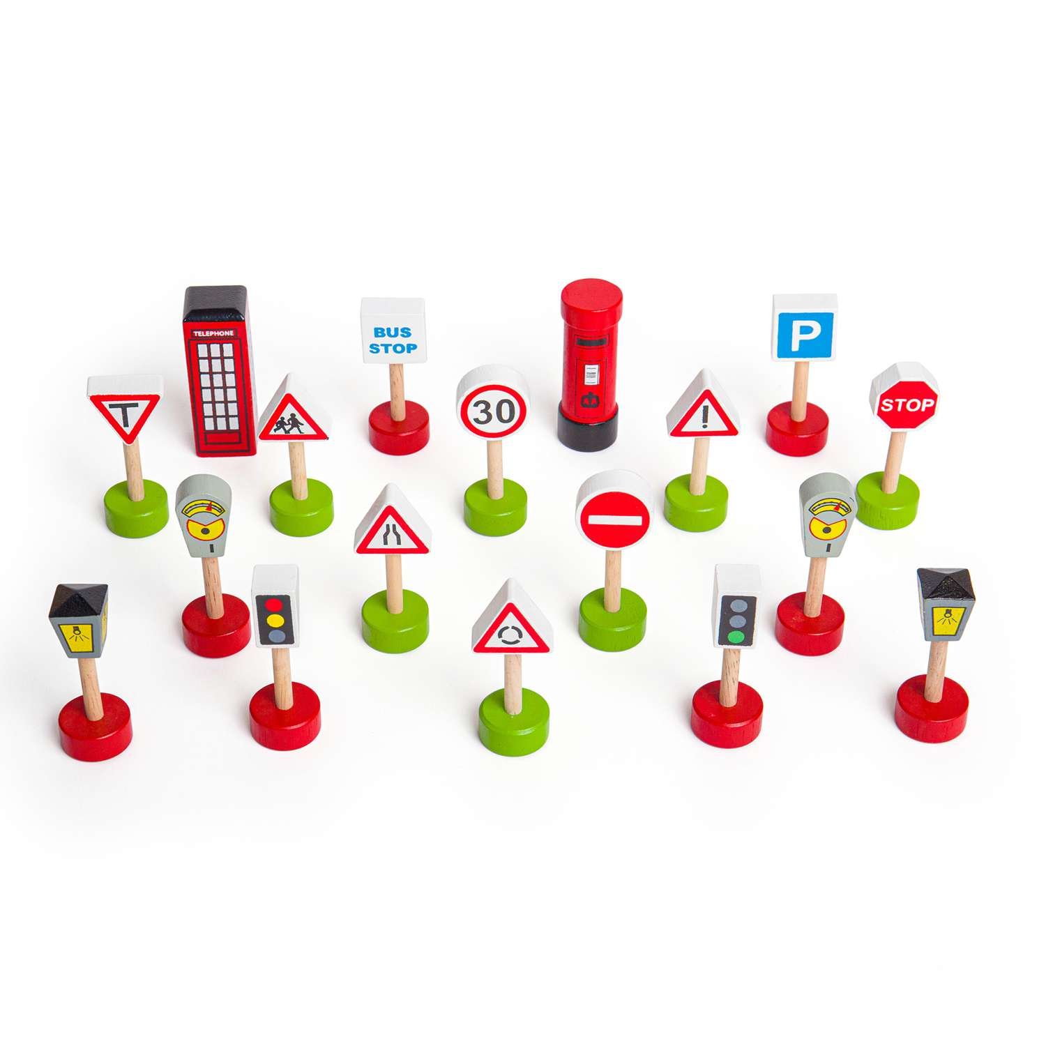 Bigjigs Rail Signs Pack - 3 Years +