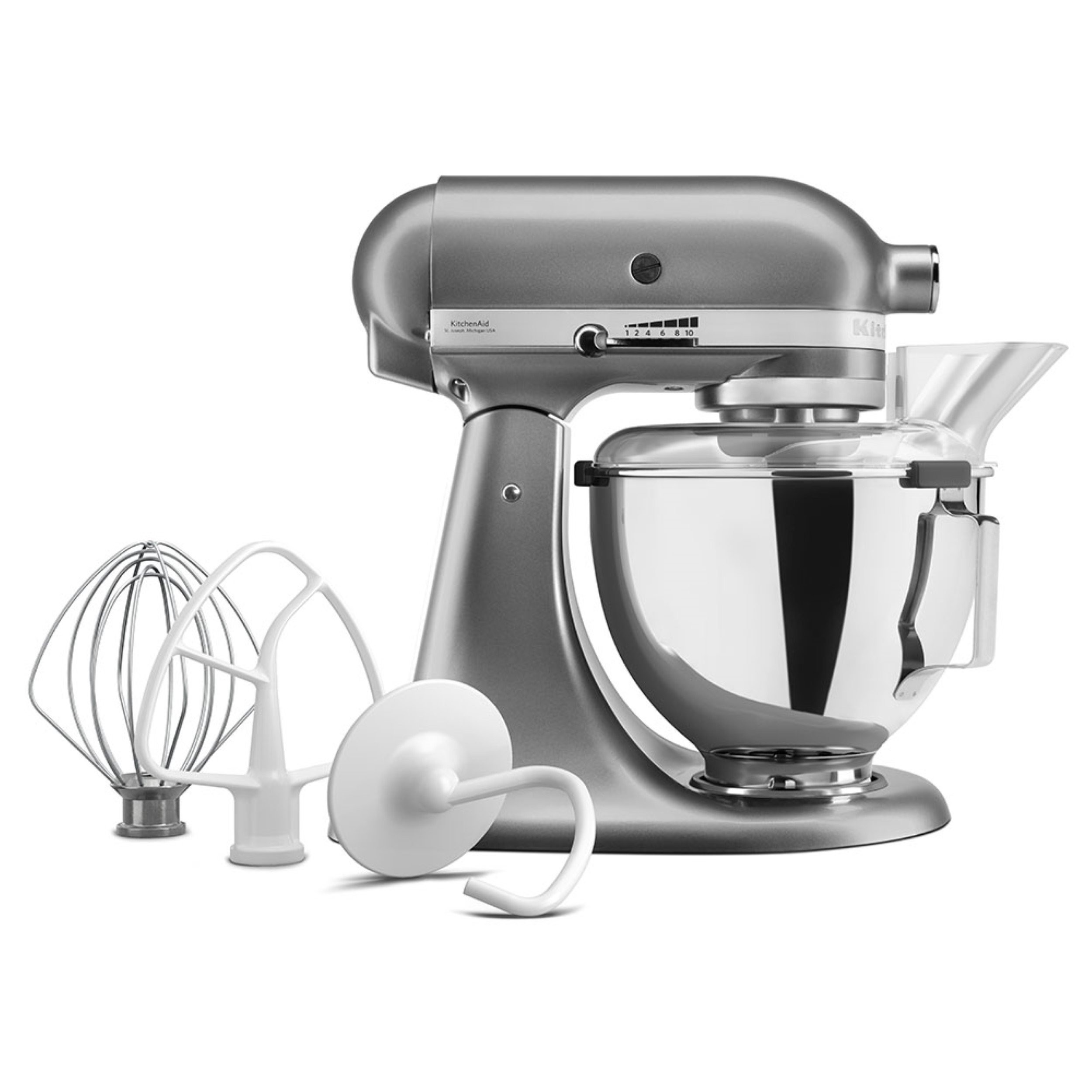 KitchenAid Artisan 4.3L Tilt-Head 95 Stand Mixer - Contour Silver