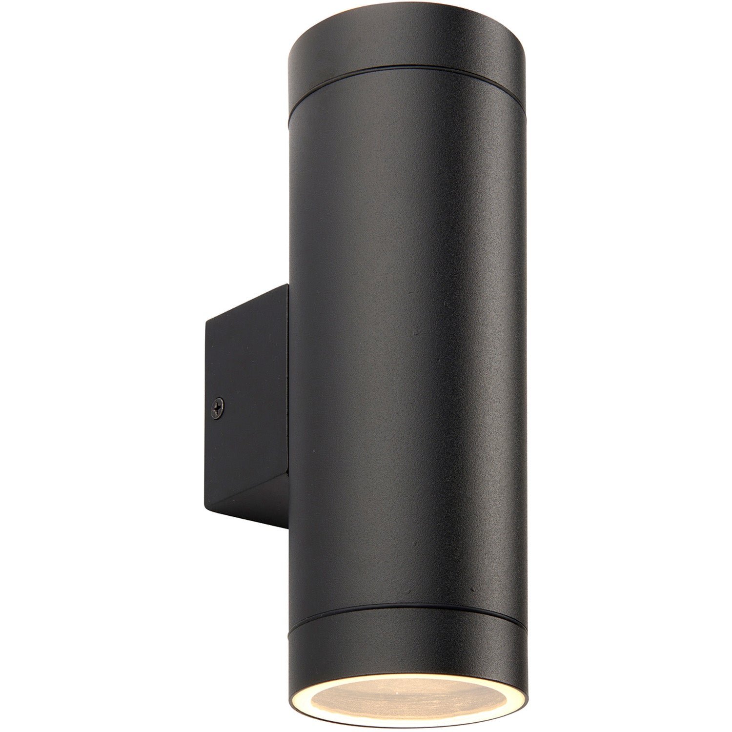 Loops Direct 7.6cm Die Cast Aluminium Wall Light LED GU10 - Textured Black