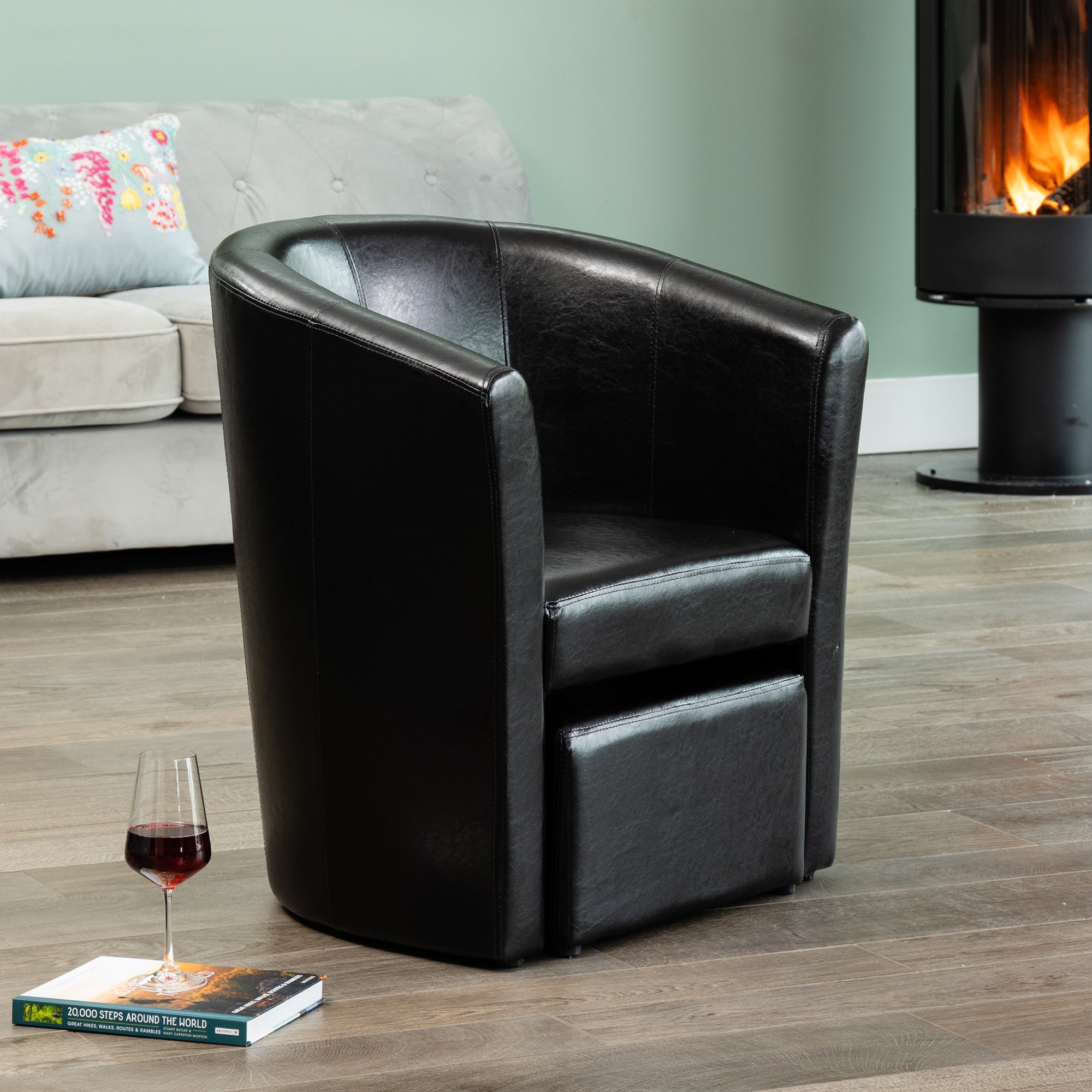 Artemis Home Halewood Tub Chair - Black