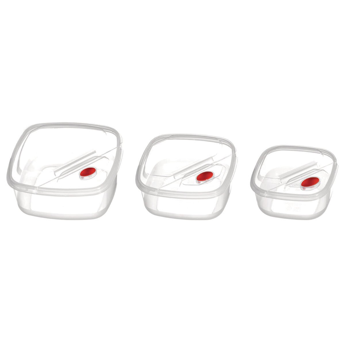 Orsina Kuda Plastic Storage Containers Set – Clear