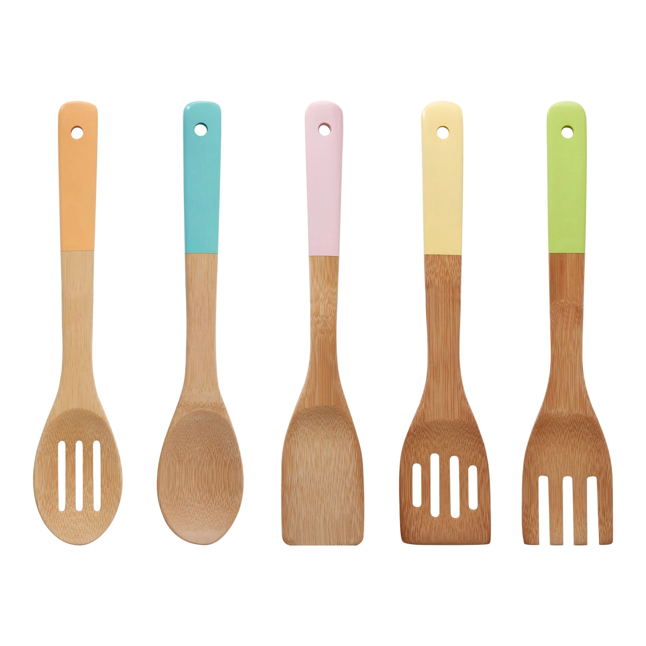 Orsina Aleki 5 Piece Bamboo Kitchen Utensil Set – Assorted