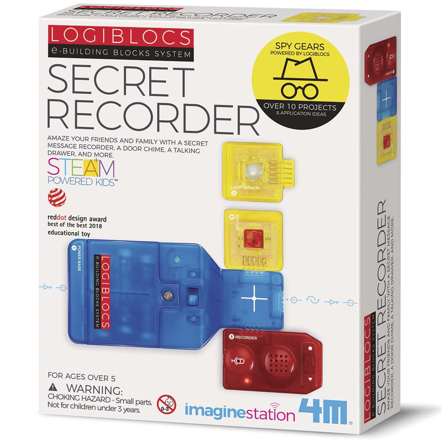 4M Logiblocs Secret Recorder - 5 Years +