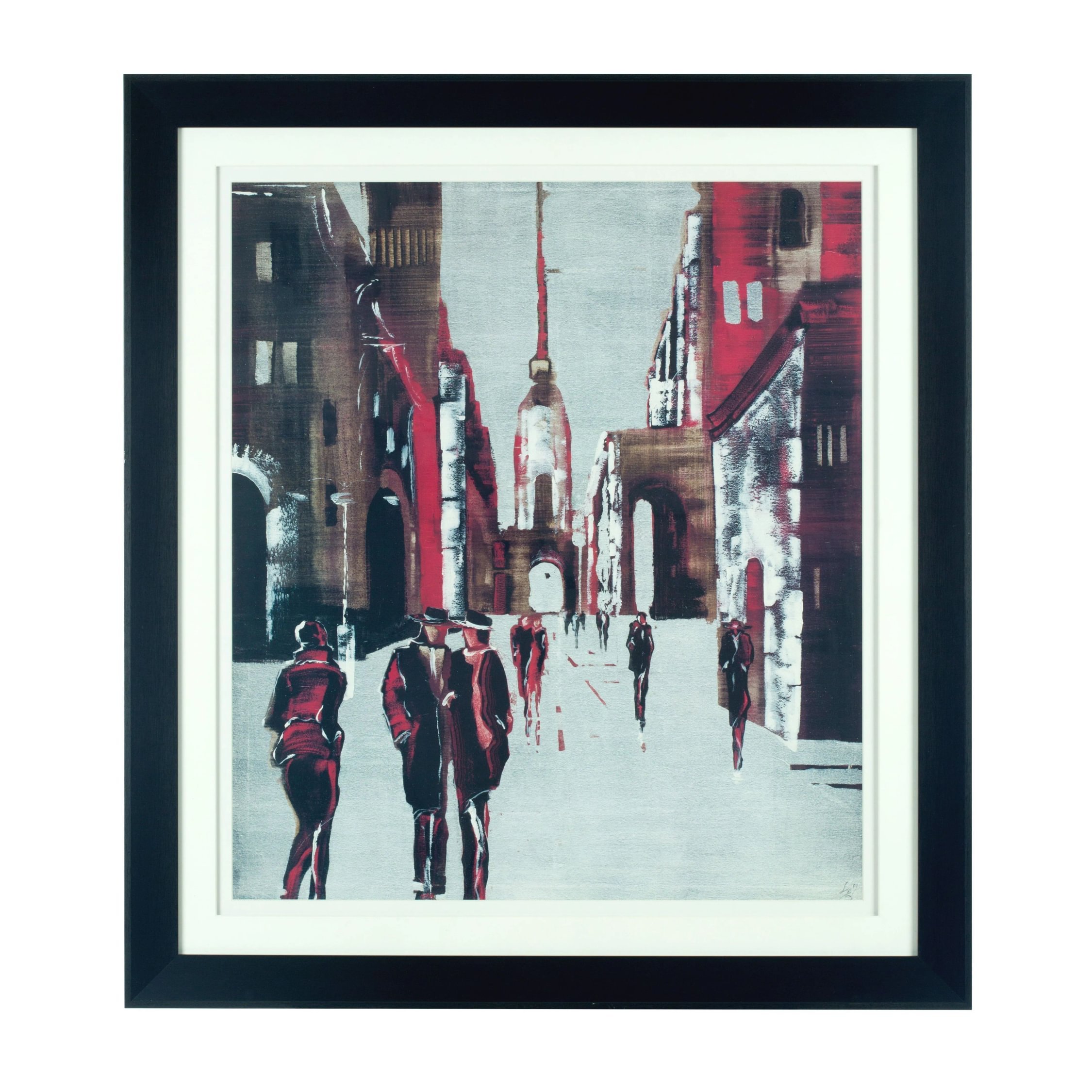 Orsina Framed Drawing City Wall Art