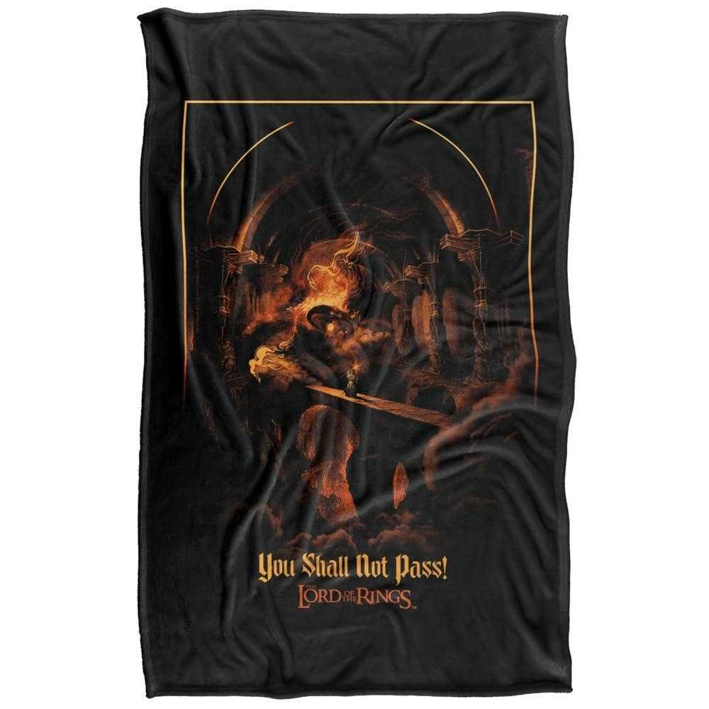 The Lord of the Rings Fellowship Moria Soft Touch Blanket - 147cm x 91cm