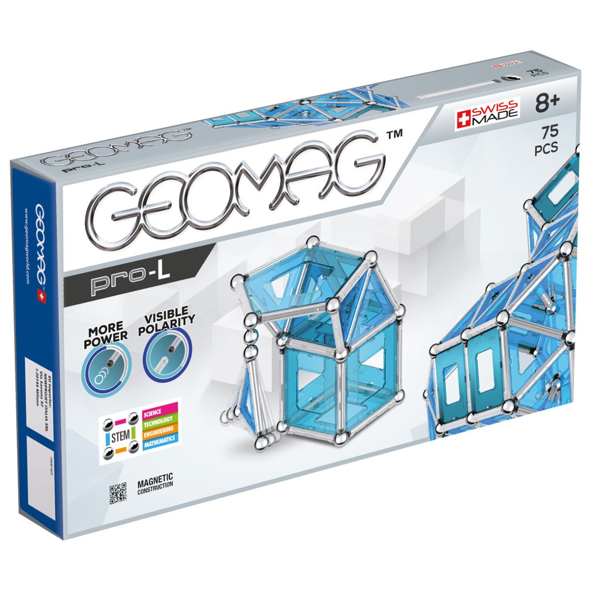 Geomag Pro-L Panels 75 Piece Magnetic Construction Set
