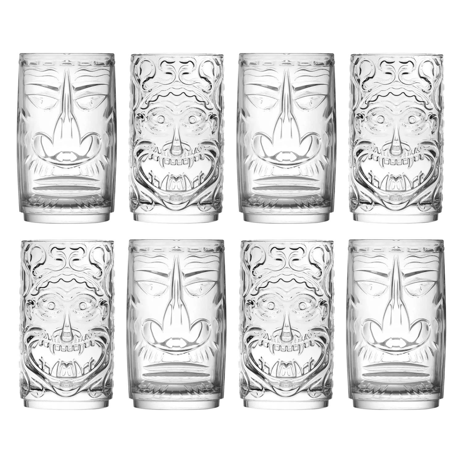 RCR Crystal 8 Piece Tiki Highball Glasses Set - 460ml