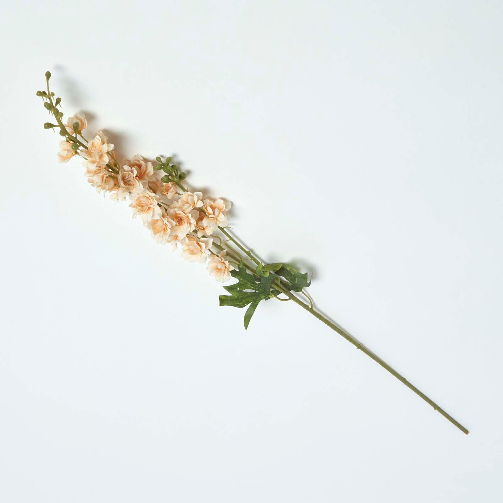 Homescapes Silk-like Polyester Artificial Flower Stem - Orange