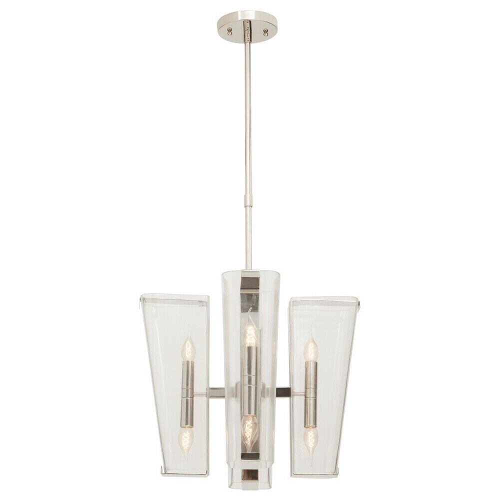 Orsina Celeste Metal and Glass Pendant Light - Nickel