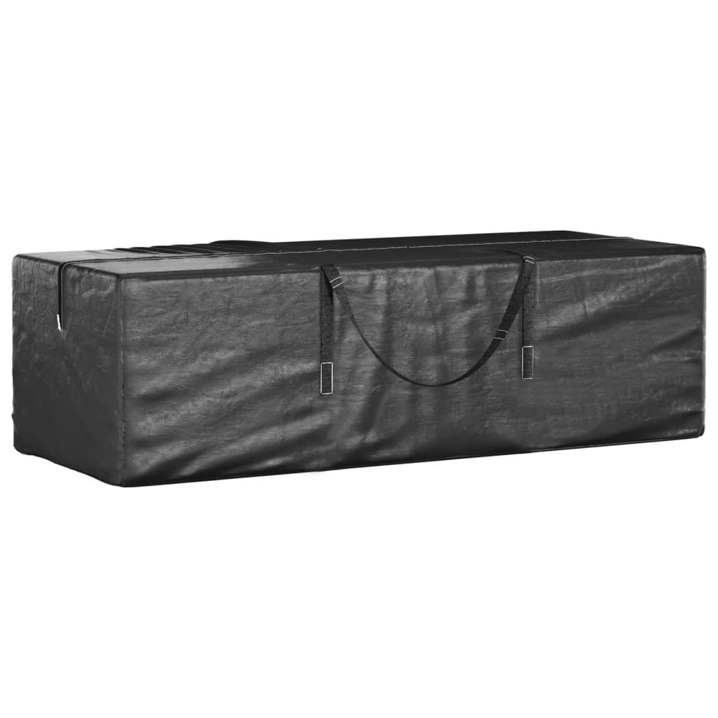 Walplus Polyethylene Christmas Tree Storage Bag - Black - 135 x 40 x 55 cm