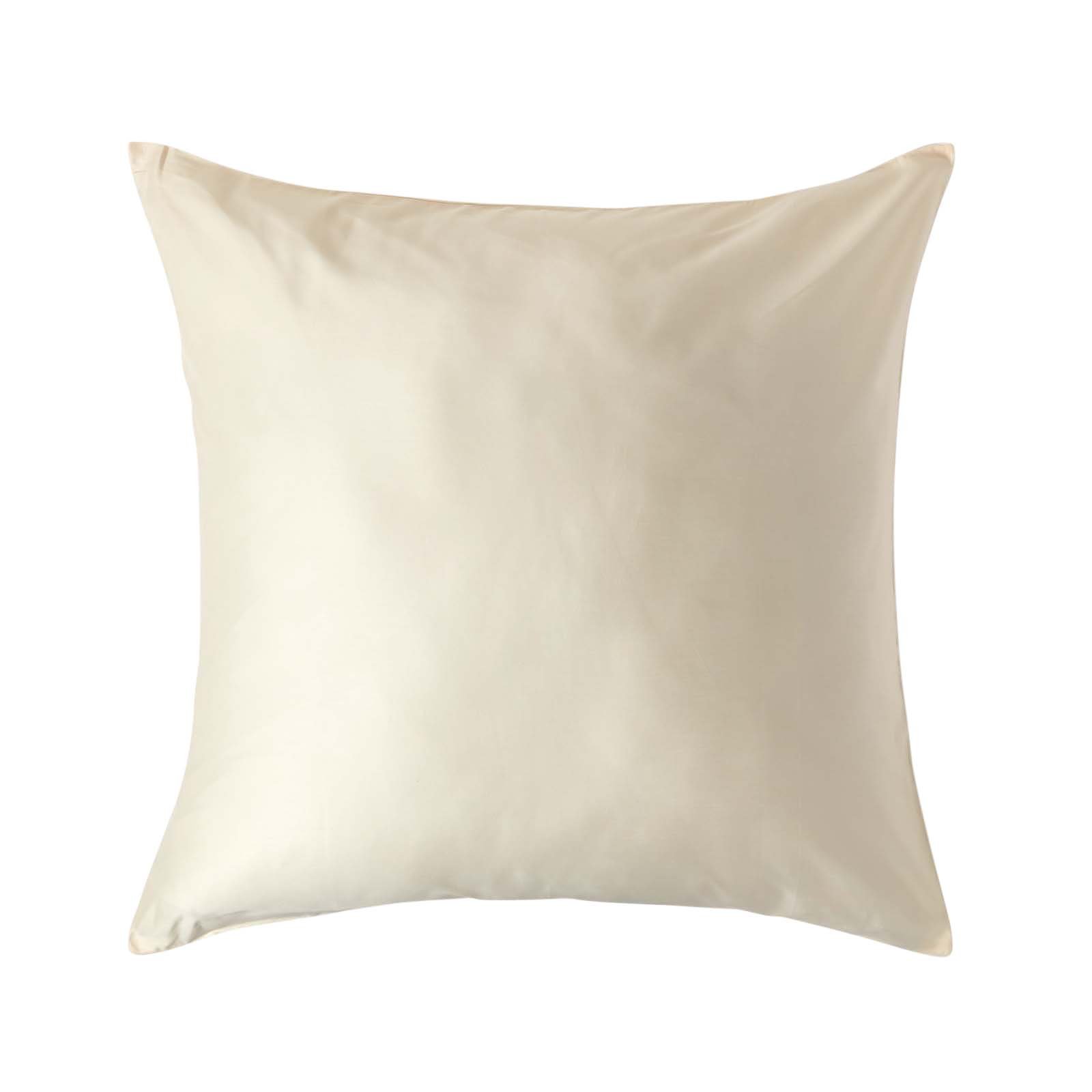 Homescapes Organic Egyptian Cotton Pillowcase - 80 x 80 cm - Cream