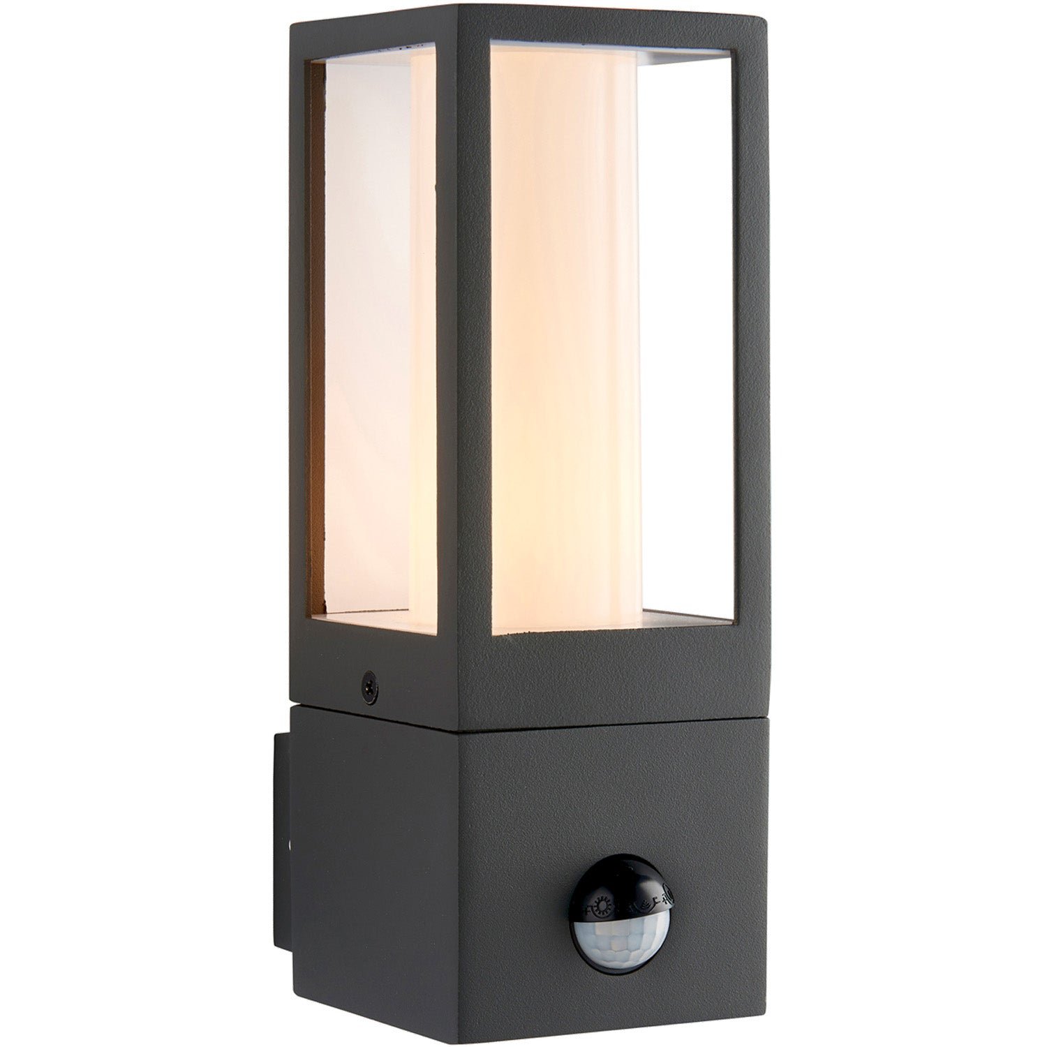 Loops Direct Die Cast Aluminium Wall Light - Textured Grey