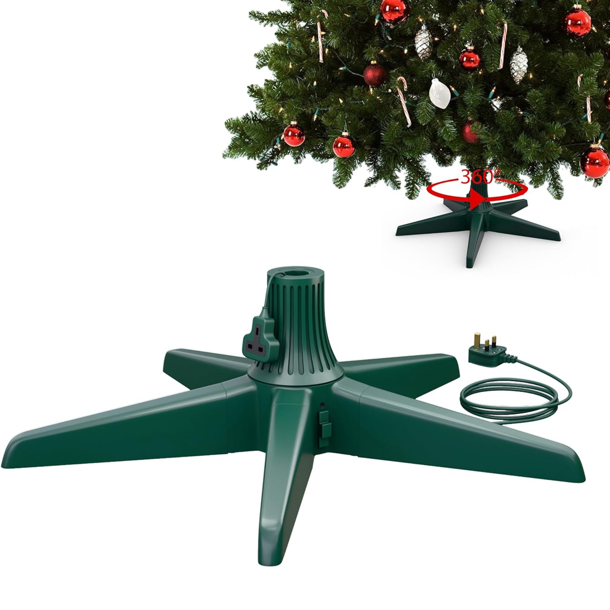 Vivo Technologies 360 Degree Rotating Christmas Tree Stand