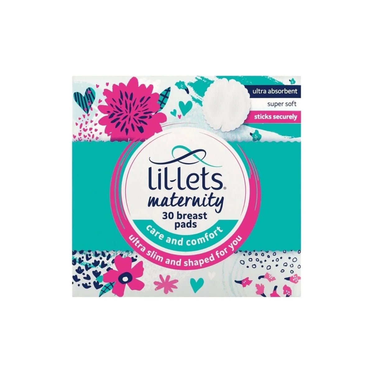 Lil-Lets Pack of 30 Ultra-Thin Maternity Breast Pads