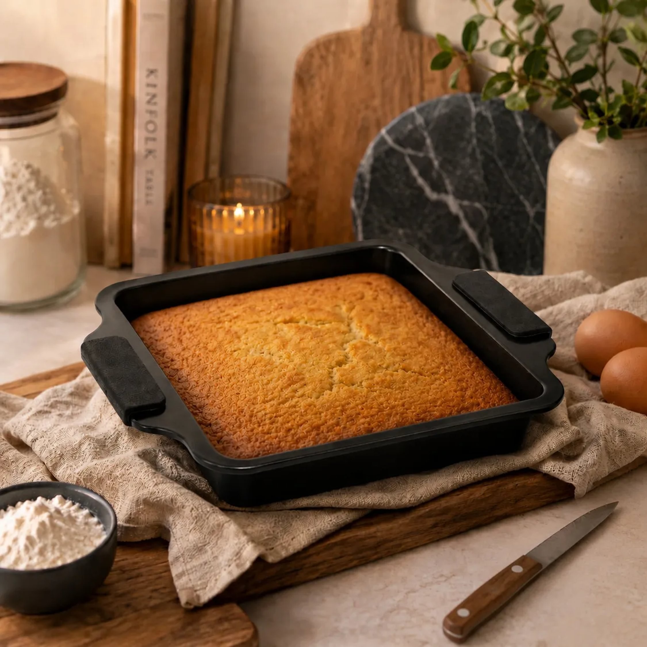 Orsina From Scratch Small Baking Tin - Black