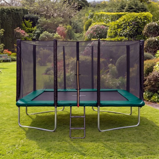 Artemis Home Kanga 9x14FT Rectangular Trampoline - Green