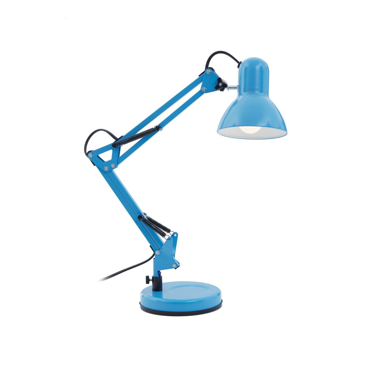 Orsina Jenna Metal Desk Lamp – Blue
