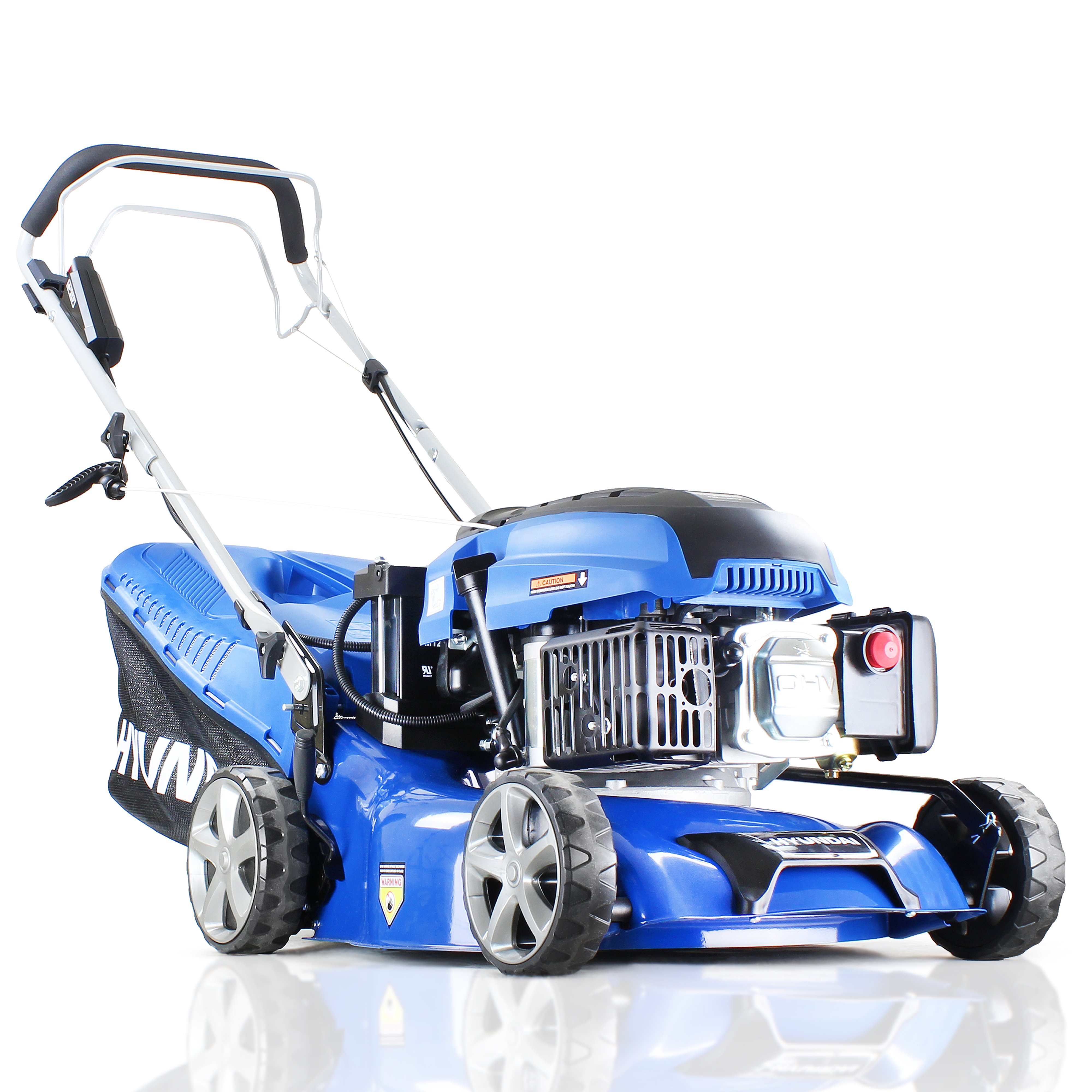 Hyundai HYM430SPE 139cc 45L Self-Propelled Petrol Lawnmower - 42cm