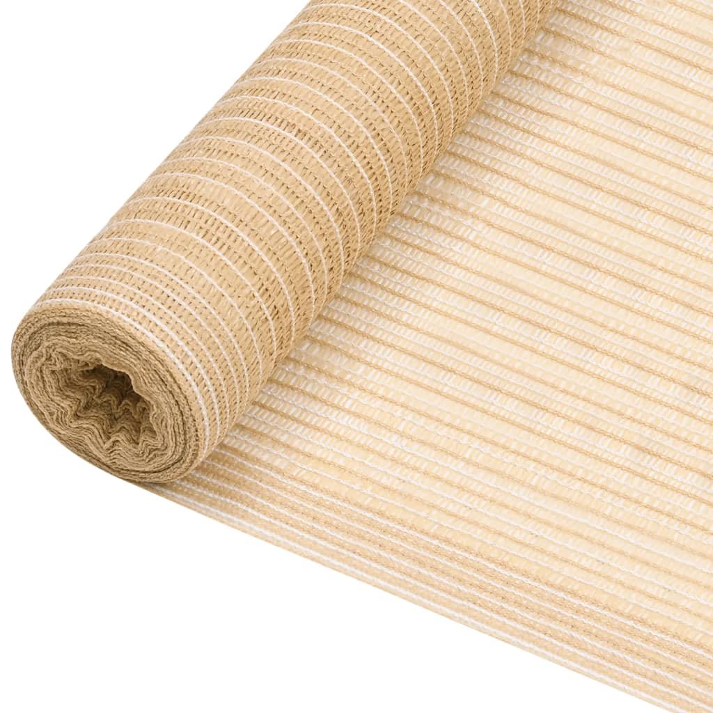 Walplus 195 g/m2 HDPE Privacy Net - Beige - 120 x 2500 cm